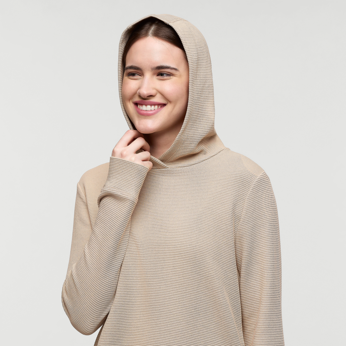 Atajo Long-Sleeve Waffle Hoodie - Women's