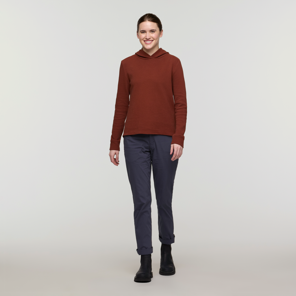Atajo Long-Sleeve Waffle Hoodie - Women's