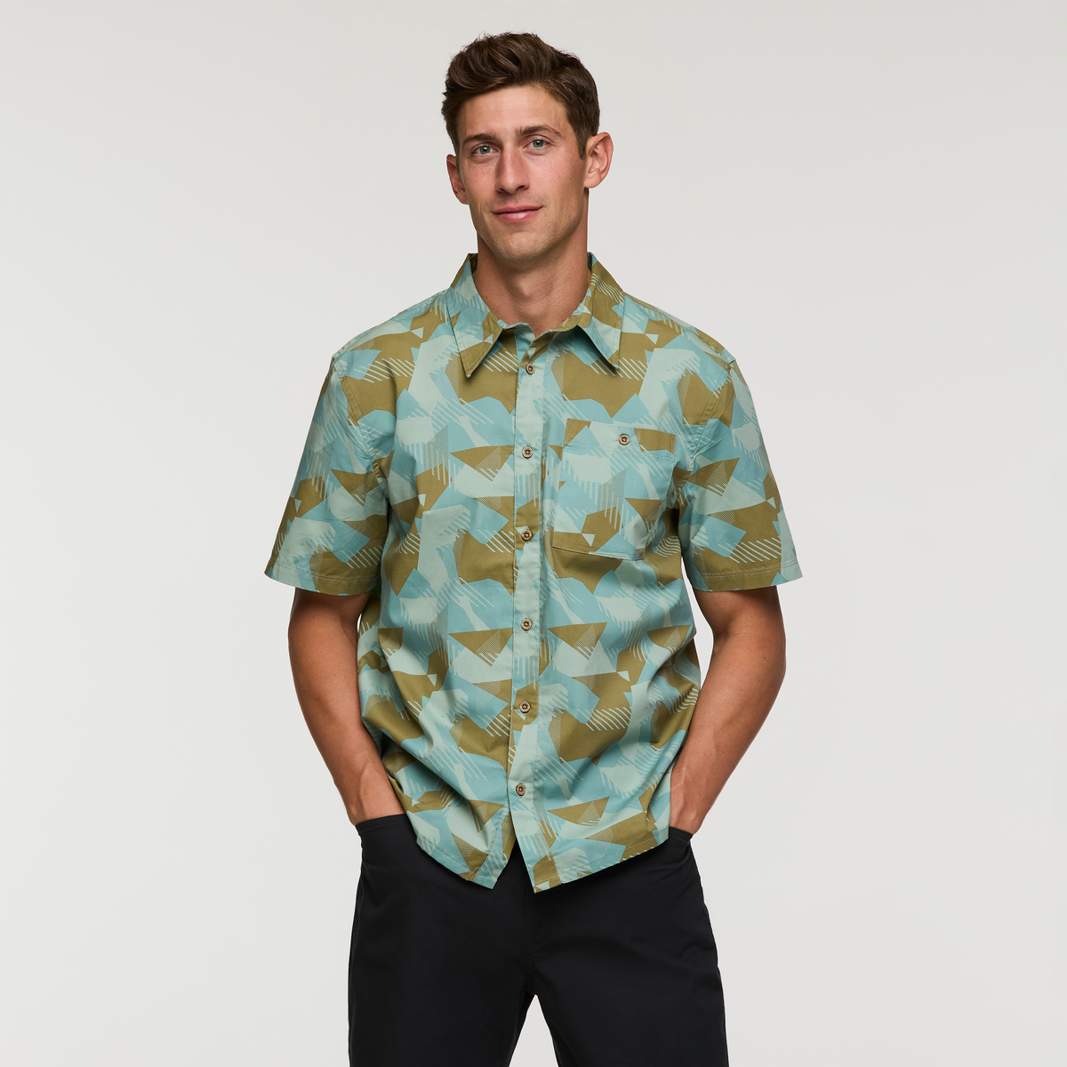 Estival Button Up Shirt - Print - Men's