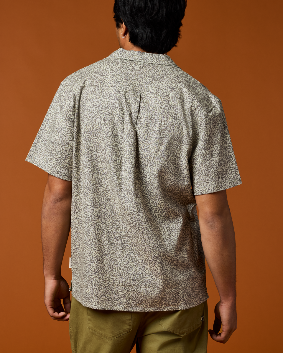 Afuera Button Up Shirt - Print - Men's